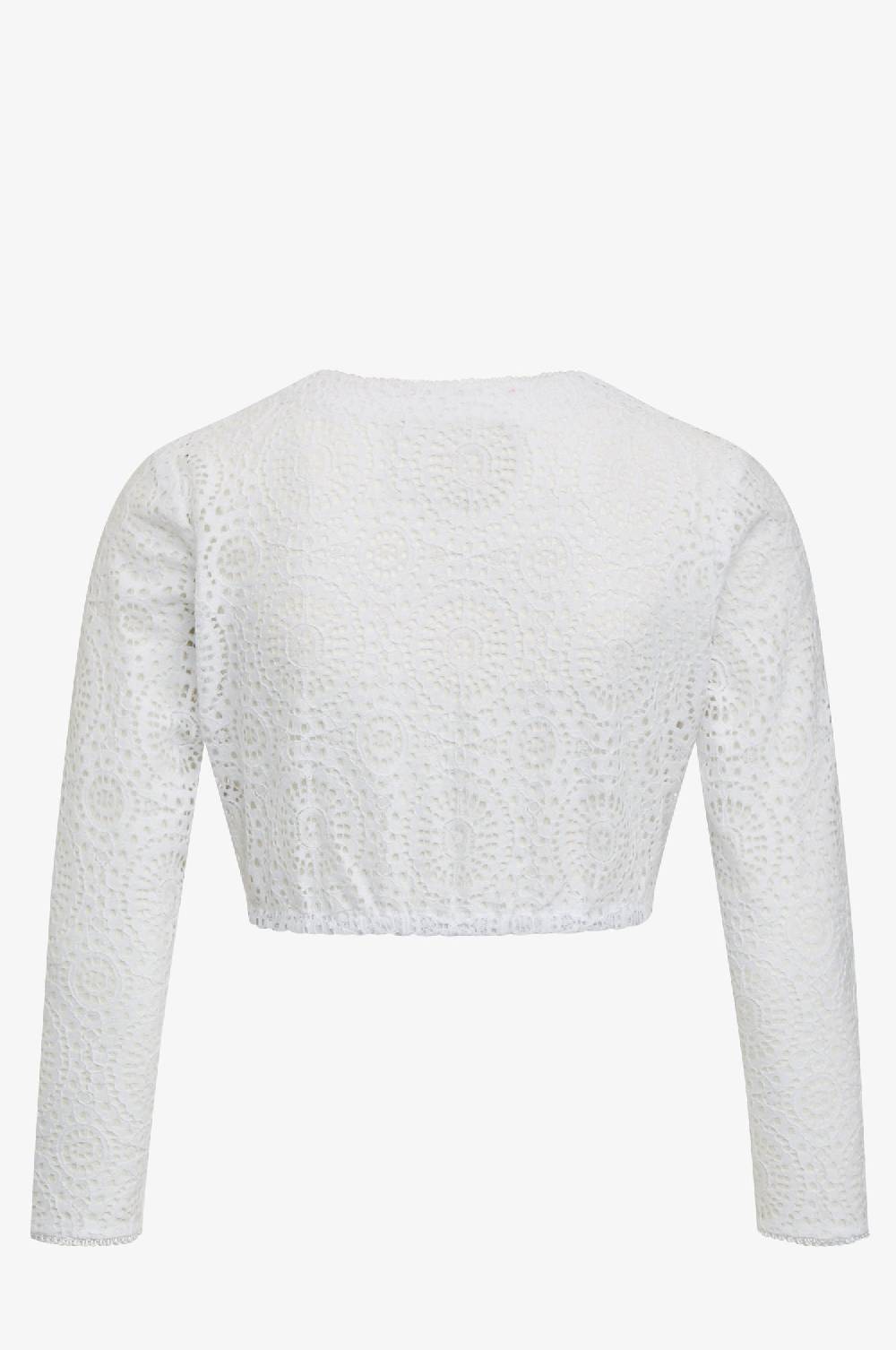 Kinga Mathe Dirndlbluse Samantha in Weiß Blitzangebot