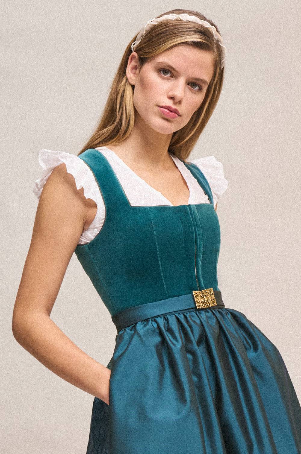 Kinga Mathe Dirndlbluse Kiki in Weiß Saisonale Angebote