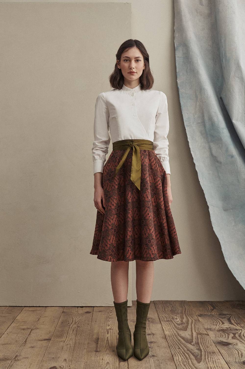 Kinga Mathe Kleid Ivy in Ginger Im Verkauf