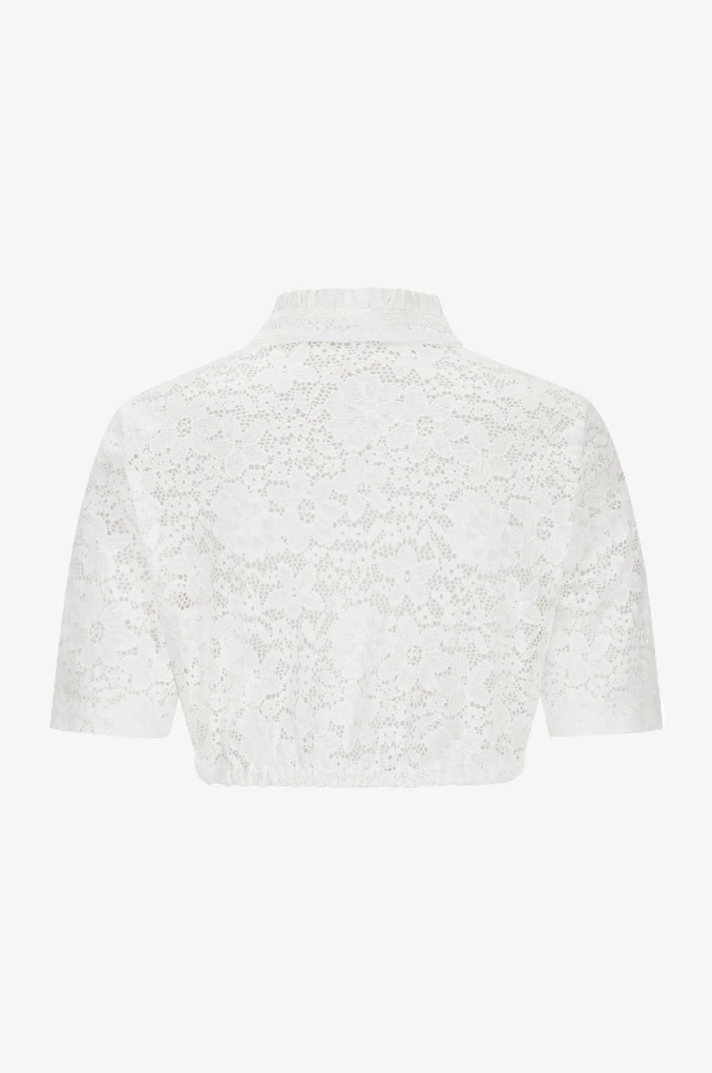 Kinga Mathe Bluse Gina in Cremeweiß mit Arm Online Shopping