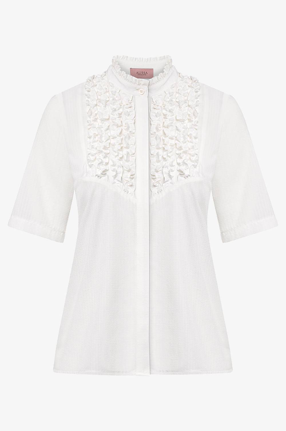 Kinga Mathe Bluse Hanna in Weiß mit Arm Top Angebot