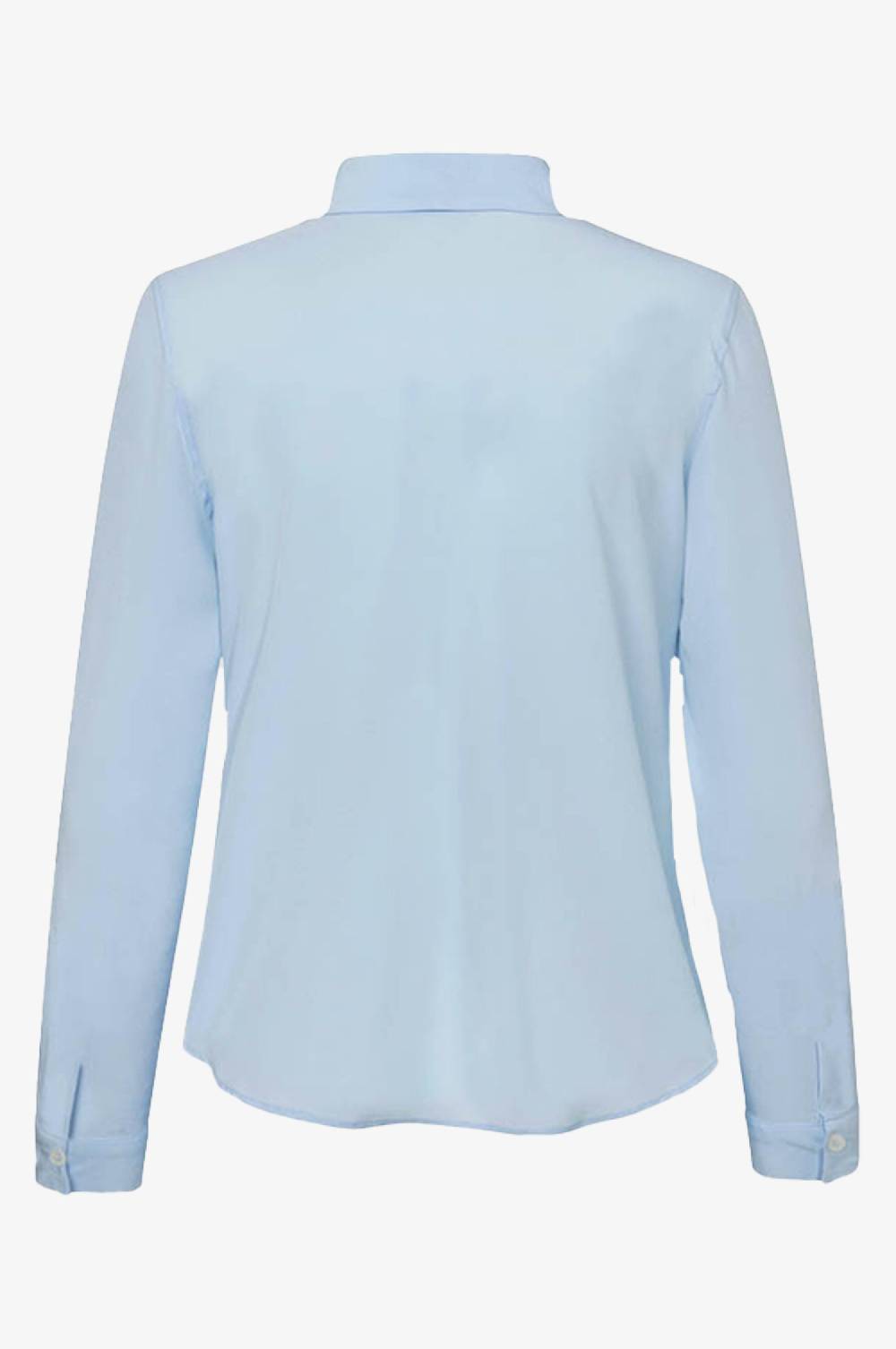 Kinga Mathe Seidenbluse Anette in Stahlblau Super Rabatt