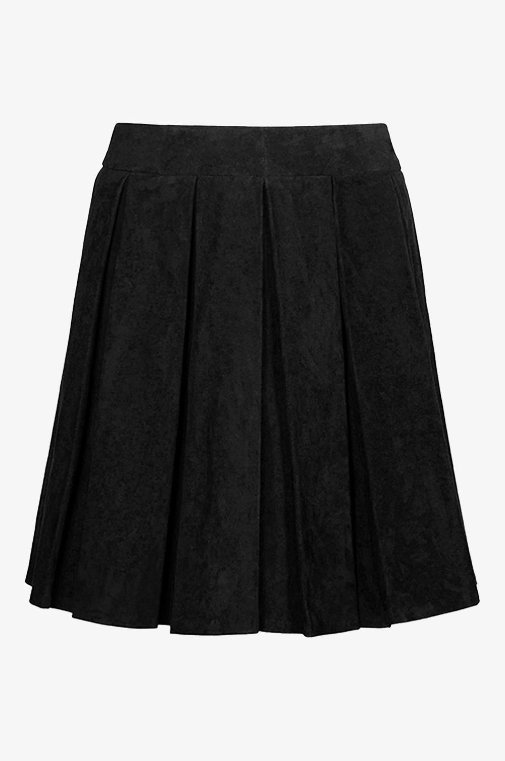 Kinga Mathe Lederrock Lauren in Schwarz Kostenloser Versand international