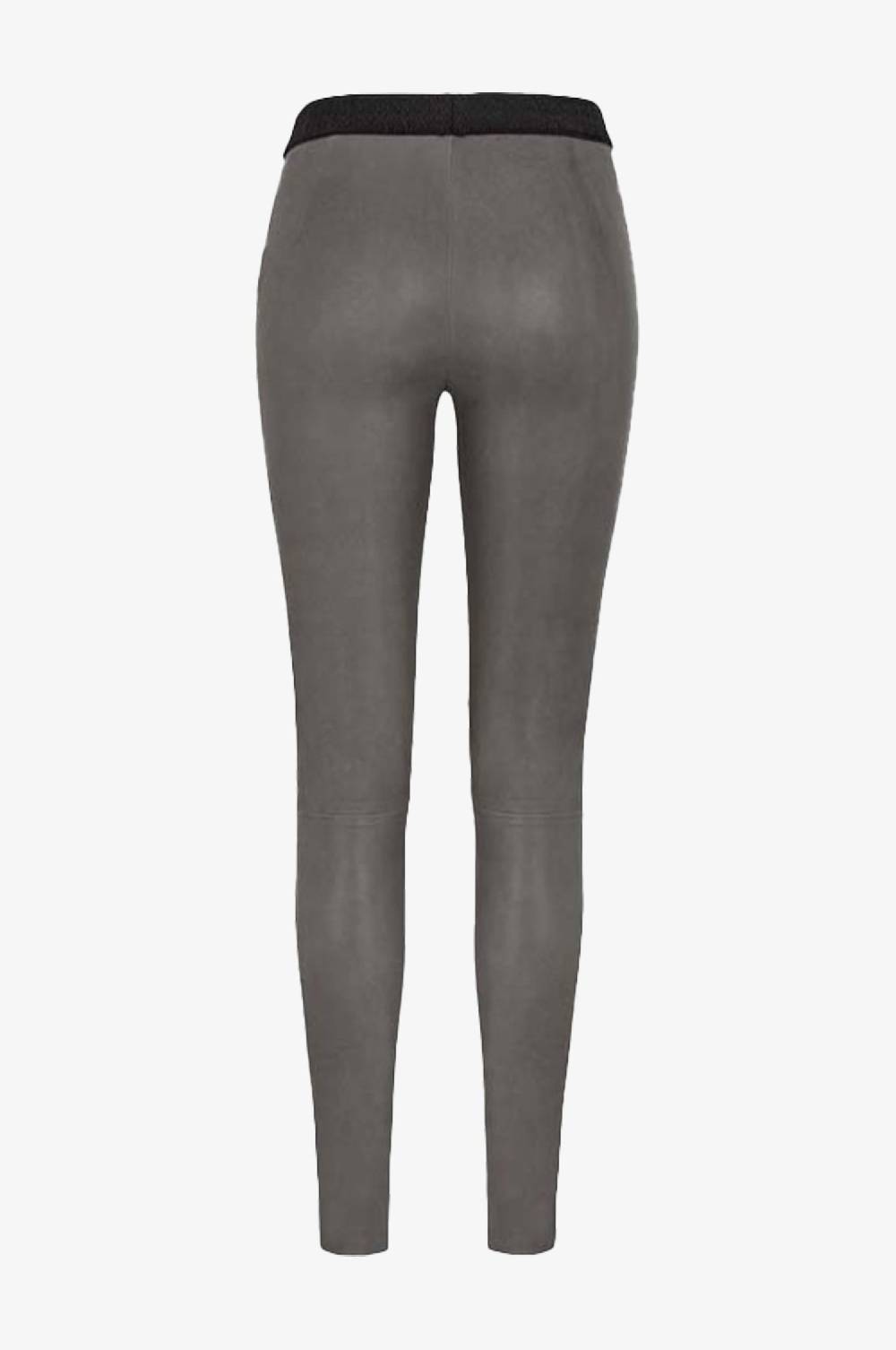 Kinga Mathe Lederhose Sina in Taupe zollfrei