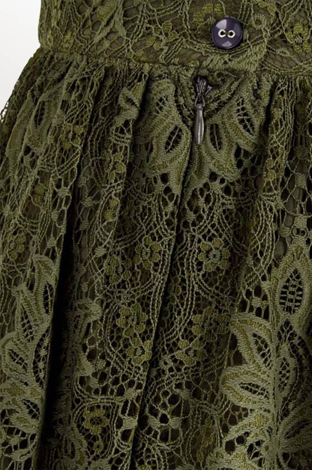 Kinga Mathe Rock Carmen in Olive 50% Rabatt für begrenzte Zeit