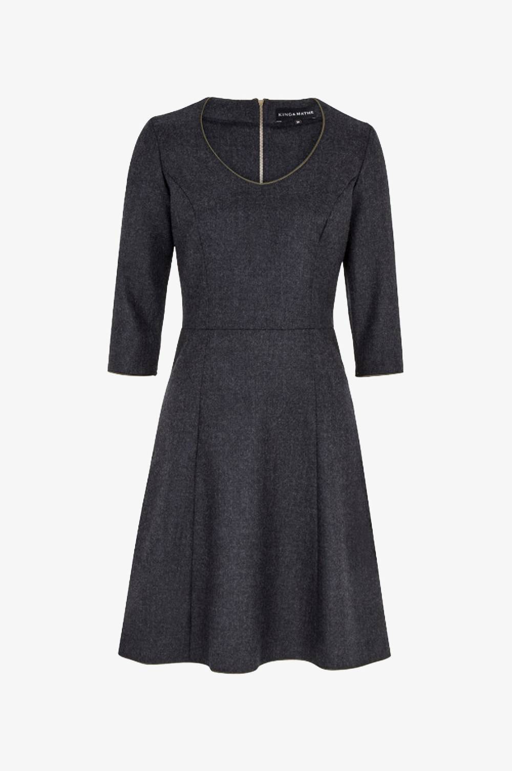 Kinga Mathe Kleid Melissa in Anthrazit 2025