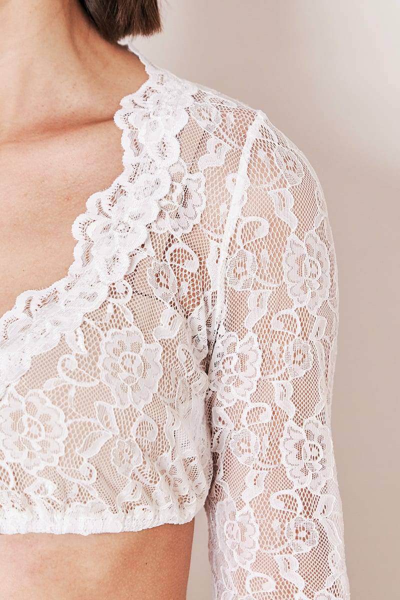 Krüger Madl Dirndlbluse Cassandra 3/4-Arm Discount Store für neue Produkte