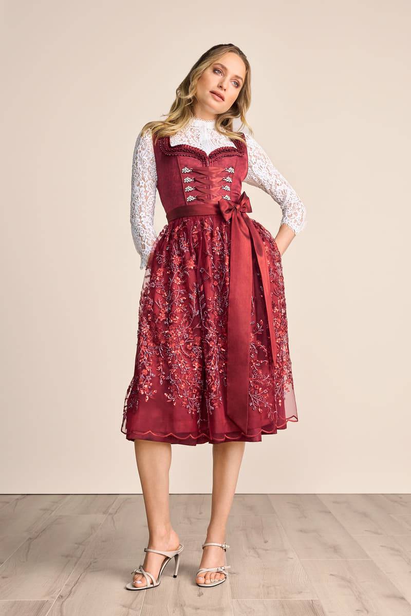 Krüger Madl Dirndl Olive (70cm) Muttertagsangebot