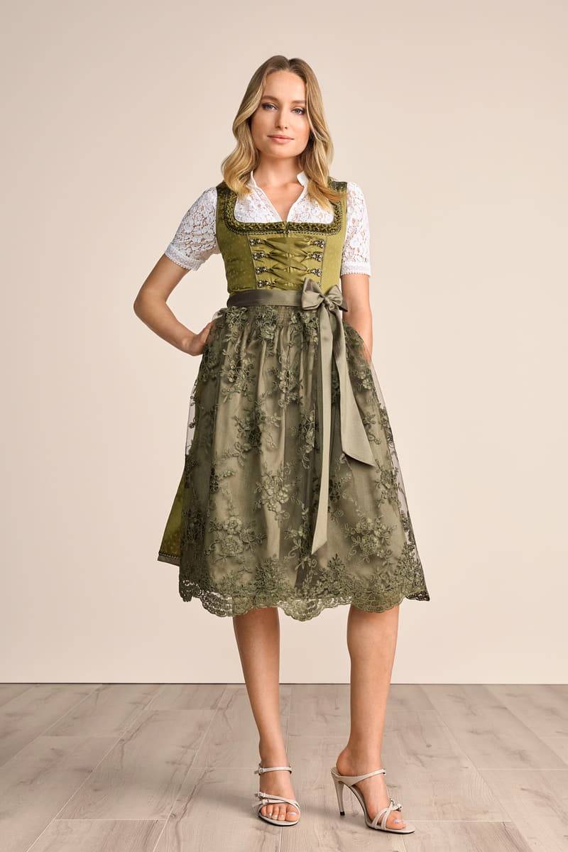 Krüger Madl Dirndl Mirna (70cm) 50% Rabatt mit kostenlosem Versand