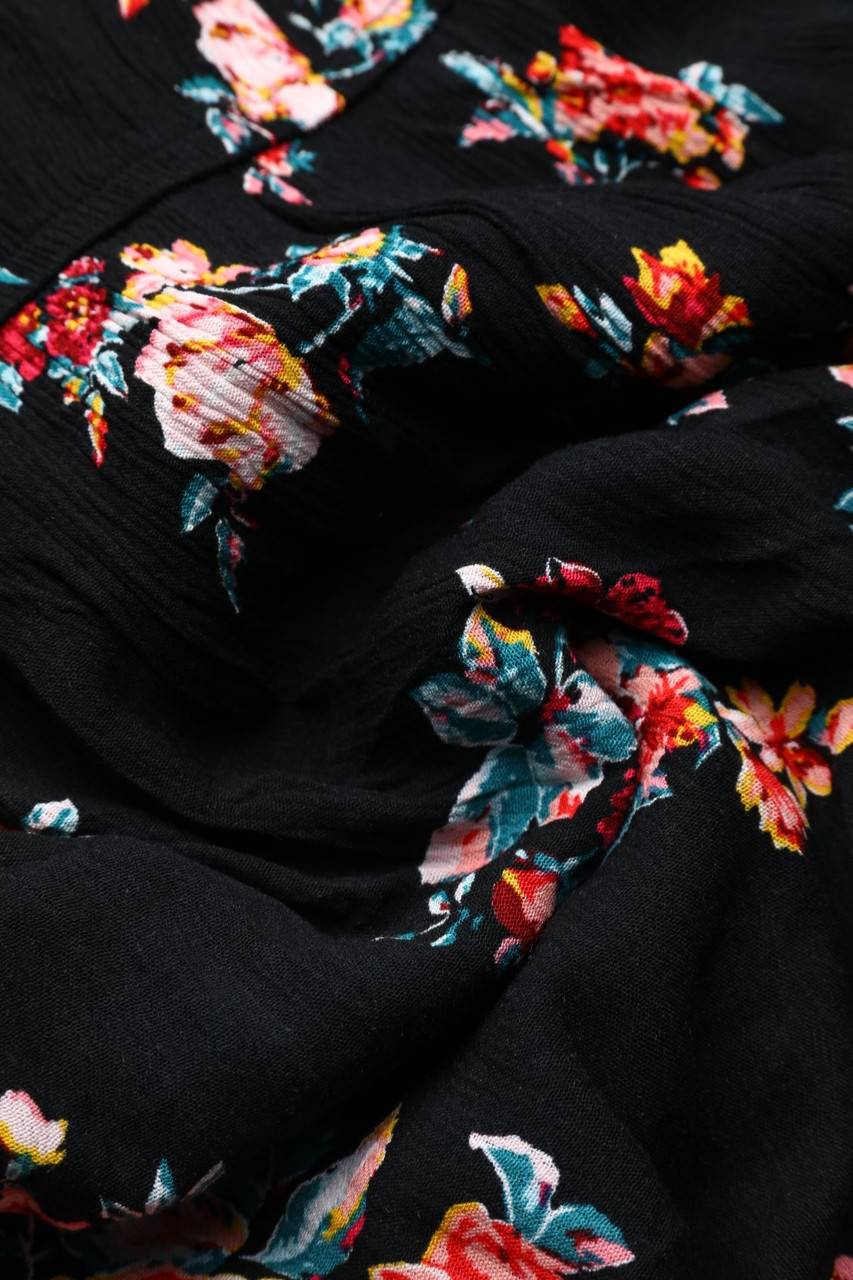 Carou Ohne Label Maxi-Kleid mit Blumen-Print Online