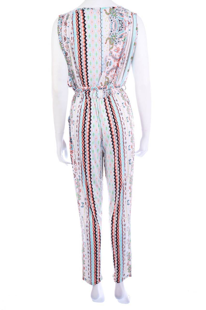 Carou SECONDHAND Jumpsuit mit Print Günstiger Verkauf