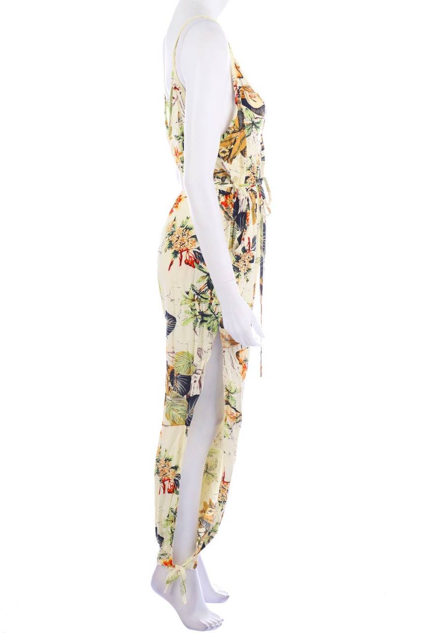 Carou Ohne Label Jumpsuit mit Blumen-Print Fabrikverkauf
