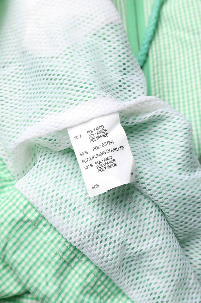 Carou mäser Karo-Regen-Jacke mit Logo-Stickerei Kostenloser Versand