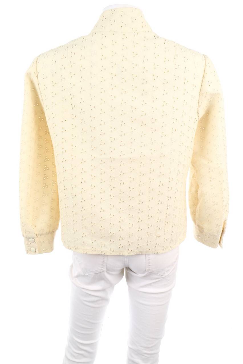 Carou VINTAGE Blazer-Jacke mit Lochspitze Saisonschlussverkauf