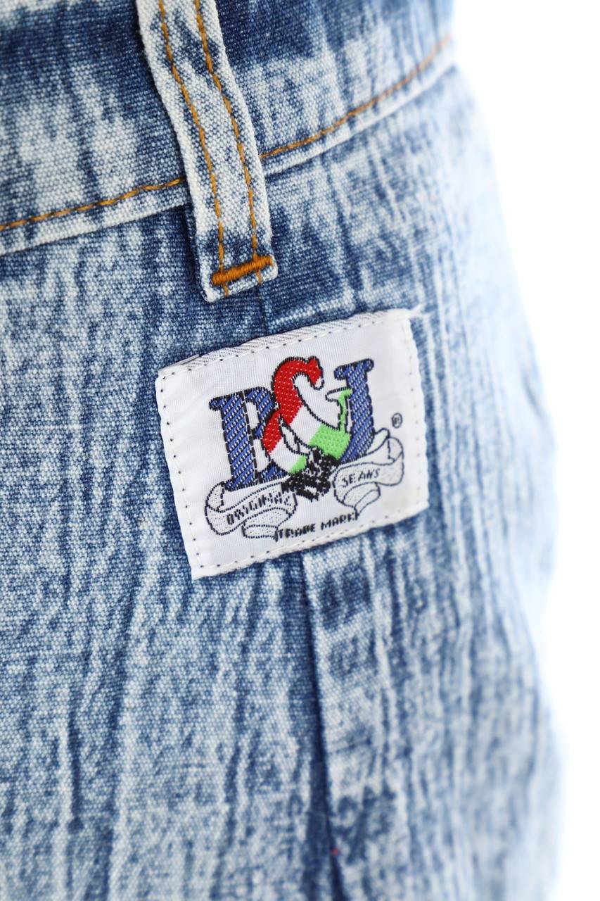Carou VINTAGE Used Look-Jeansrock Neueste Mode