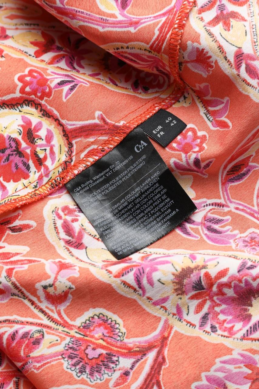 Carou C&A Kleid mit Blumen-Print Kostenlose Rückgabe