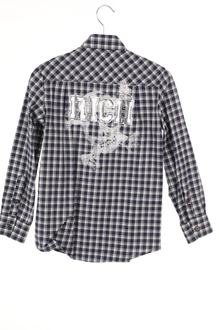 Carou RICHMOND JR Karo-Hemd mit Print Kauf eins, bekomm eins gratis