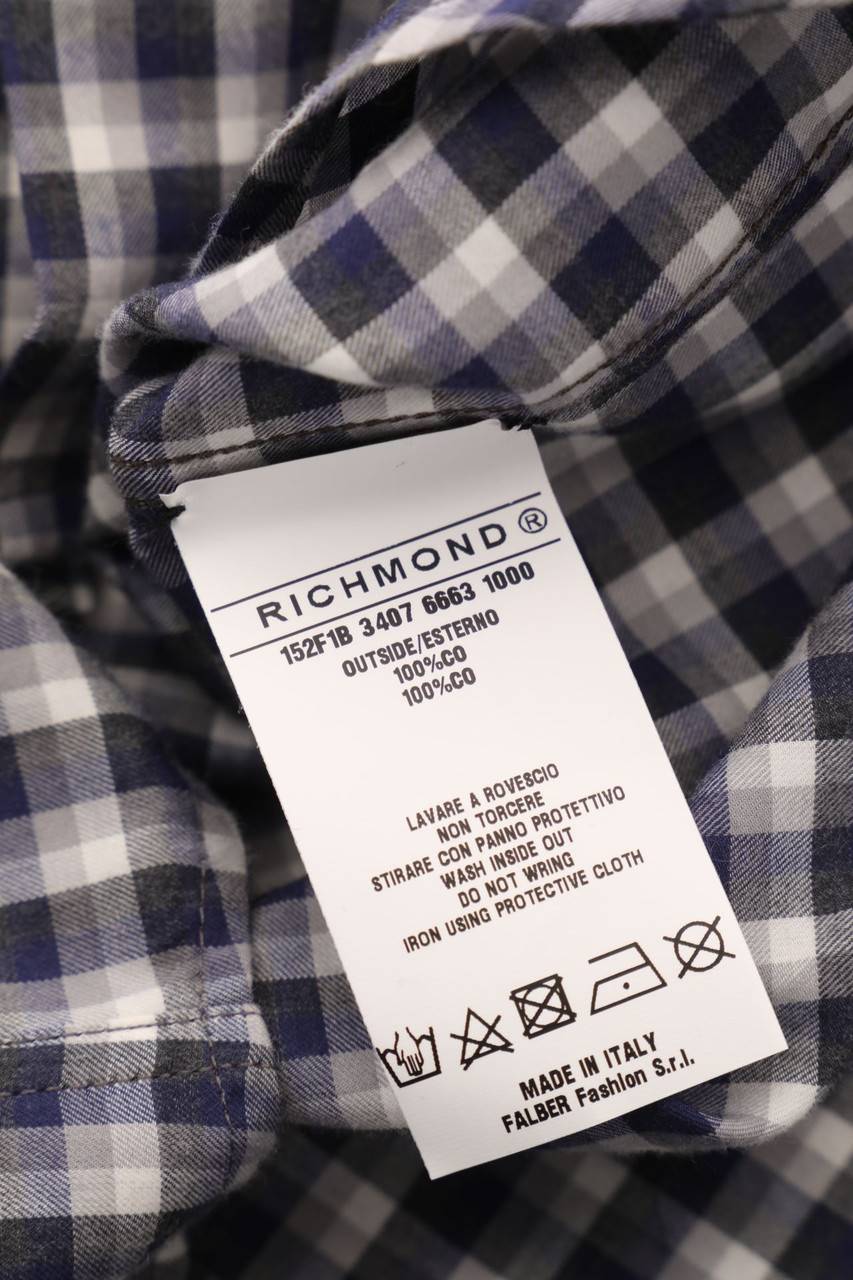Carou RICHMOND JR Karo-Hemd mit Print Kauf eins, bekomm eins gratis