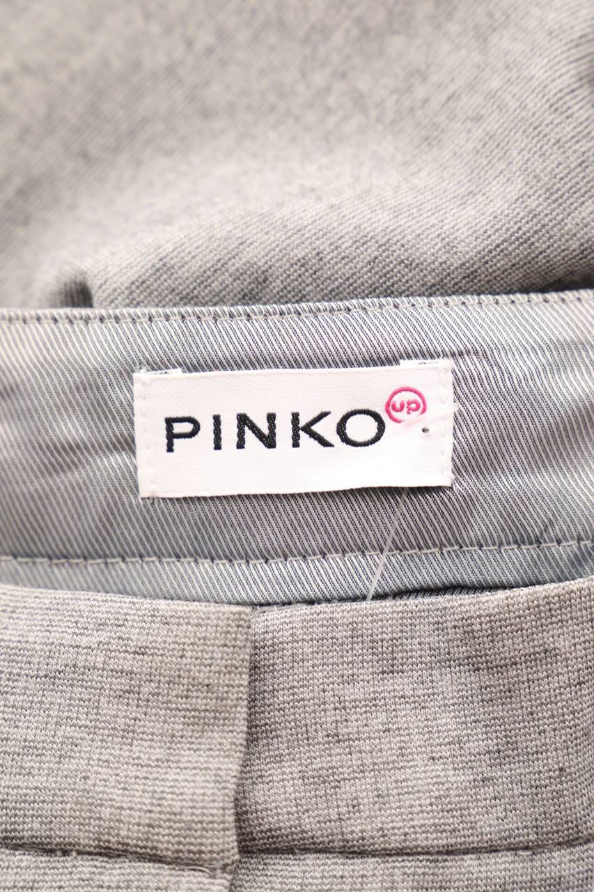 Carou PINKO UP Hose mit Kunstleder-Details Kostenloser Versand international