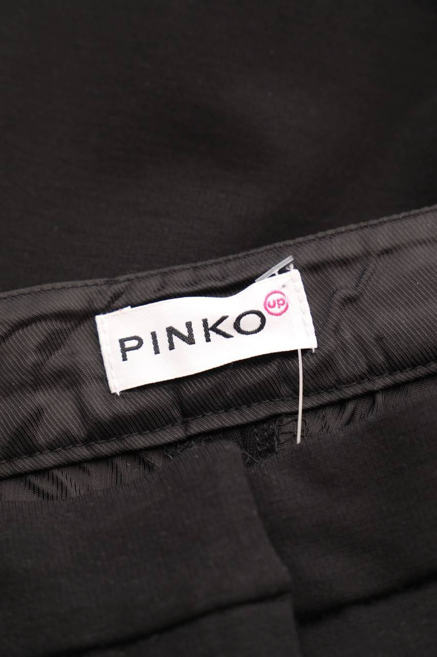 Carou PINKO UP Hose mit Kunstleder-Details Fabrikladen