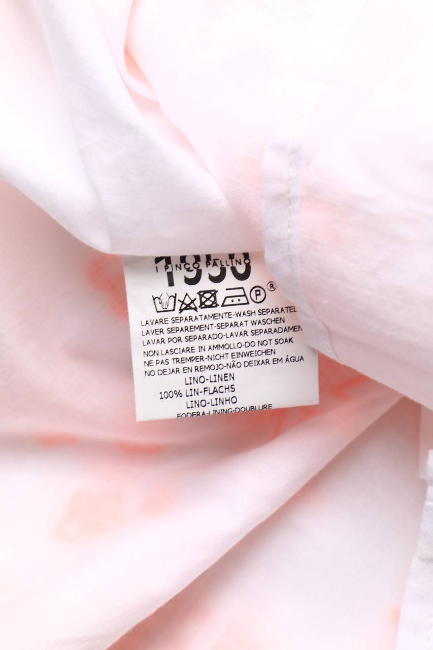 Carou I PINCO PALLINO Leinen-Bluse mit Stickereien 50% Rabatt für begrenzte Zeit