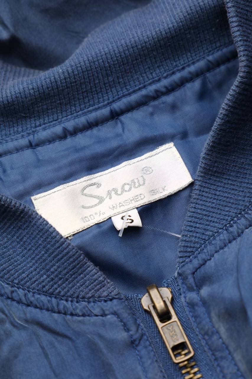 Carou VINTAGE Blousonjacke aus Seide mit Stickereien Kostenloser Versand