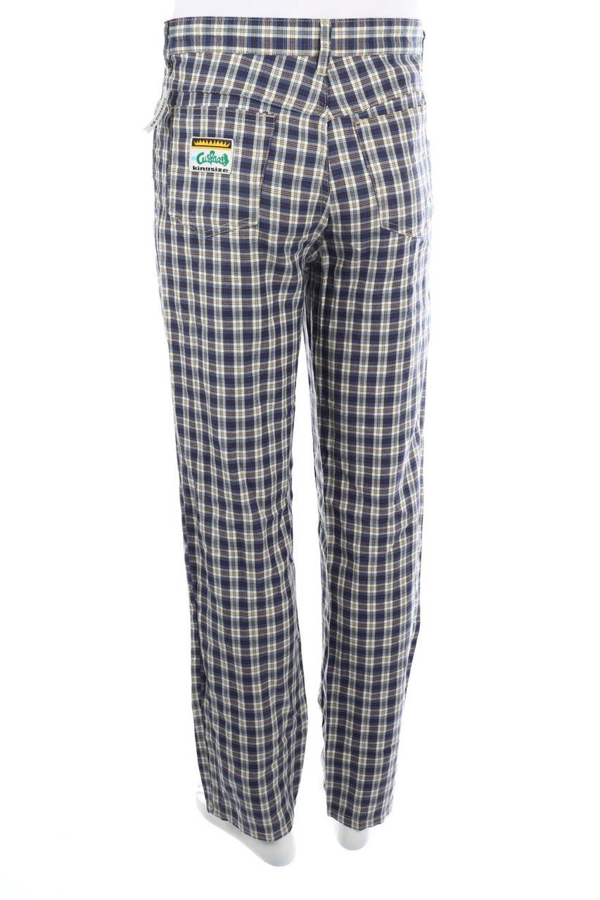 Carou VINTAGE Hose mit Tartan-Muster Fabrikpreis