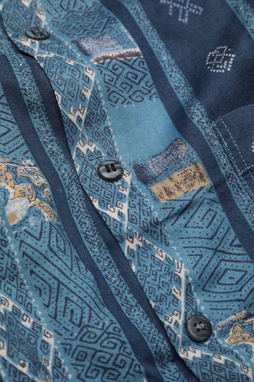 Carou Mc Panthon sportswear Print-Hemd Sonderangebot