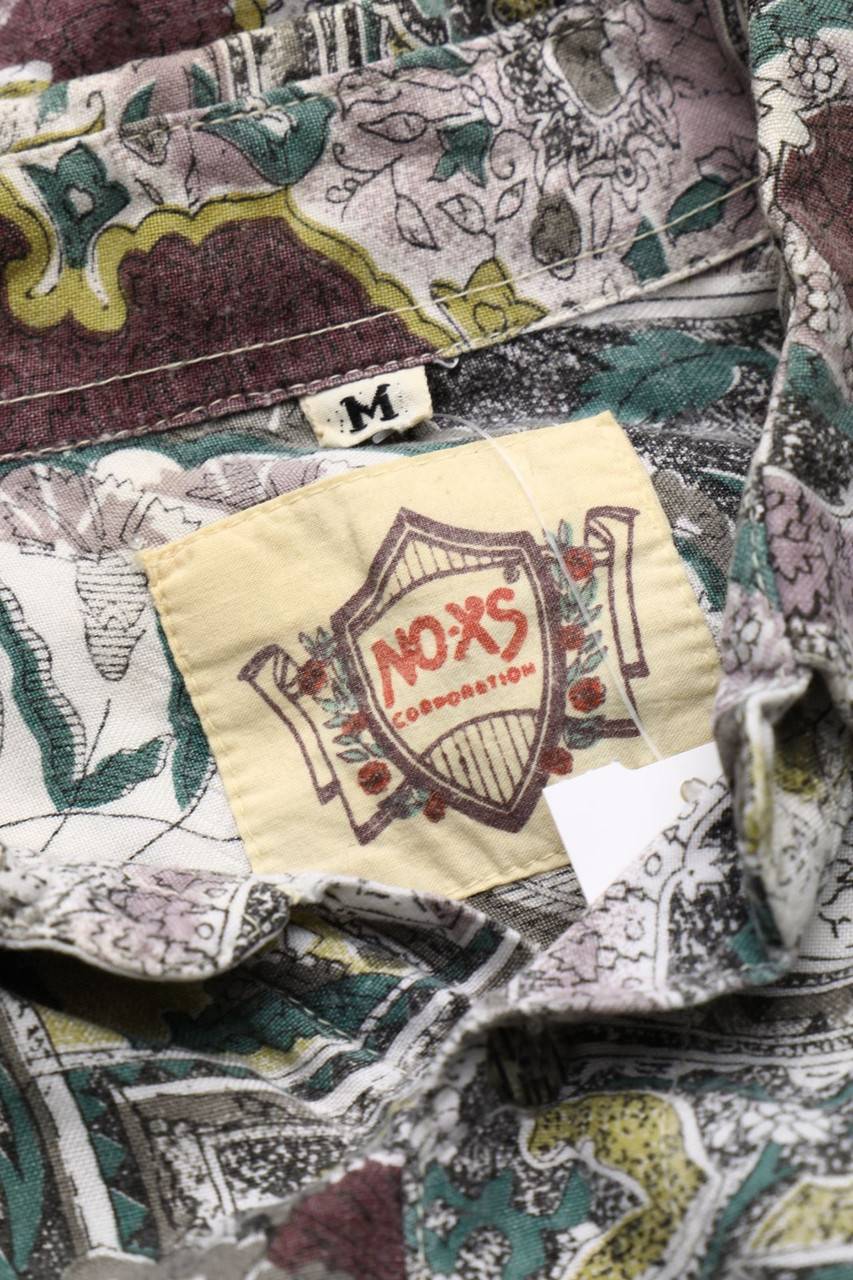 Carou VINTAGE Print-Hemd aus Viskose Großer Ausverkauf