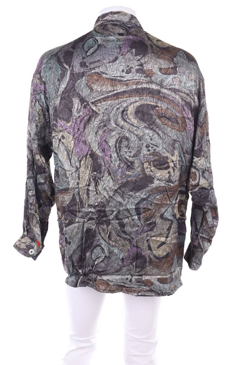 Carou SIGNUM Vintage-Hemd mit Paisley-Print aus Viskose Flash Sale