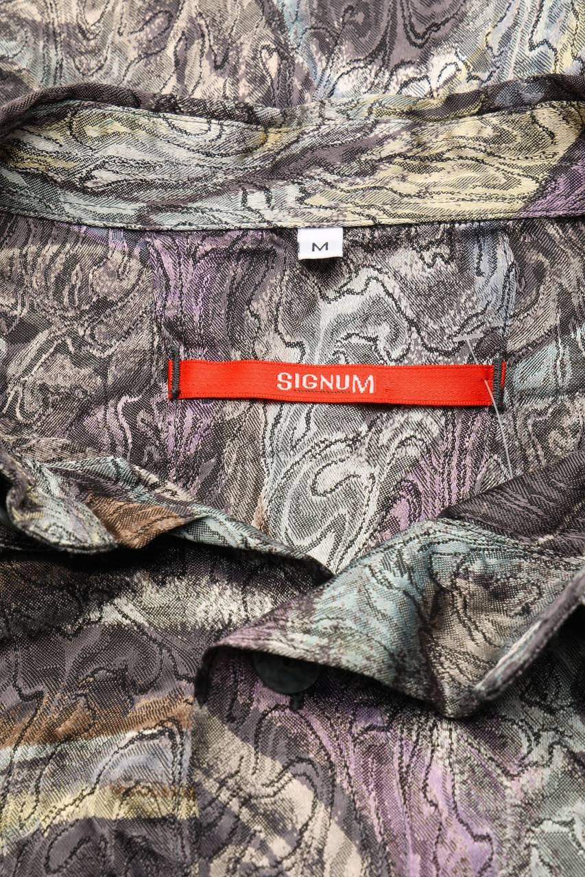 Carou SIGNUM Vintage-Hemd mit Paisley-Print aus Viskose Flash Sale
