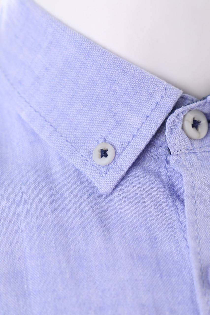 Carou SECONDHAND Kurzarm-Hemd Casual uni Tiefpreis