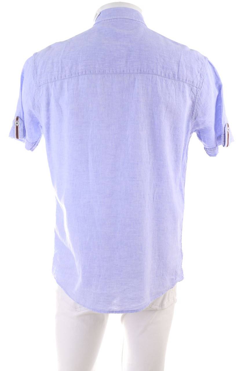 Carou SECONDHAND Kurzarm-Hemd Casual uni Tiefpreis