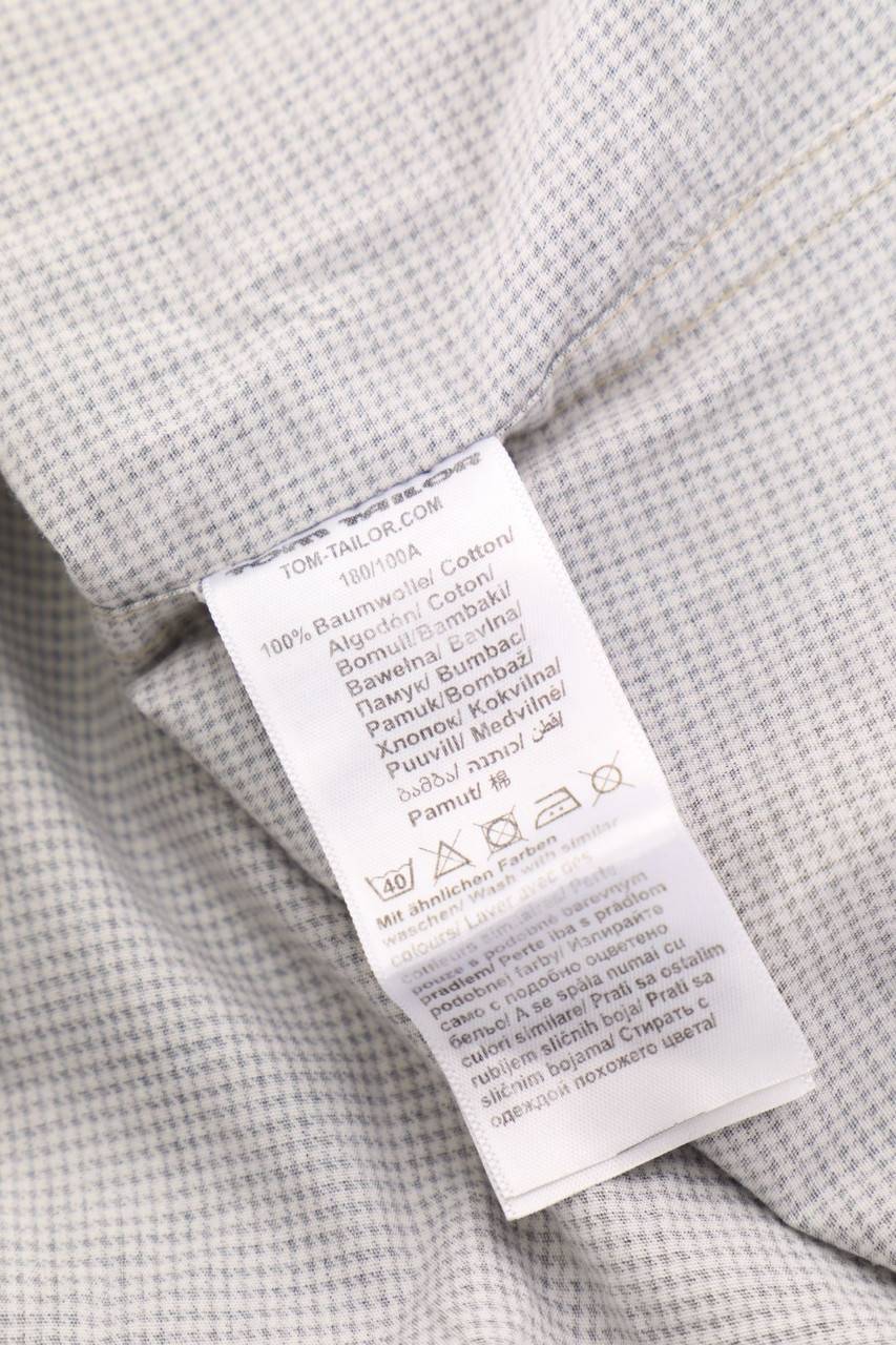 Carou TOM TAILOR Kurzarm-Hemd mit Karo-Muster Kostenlose Rückgabe