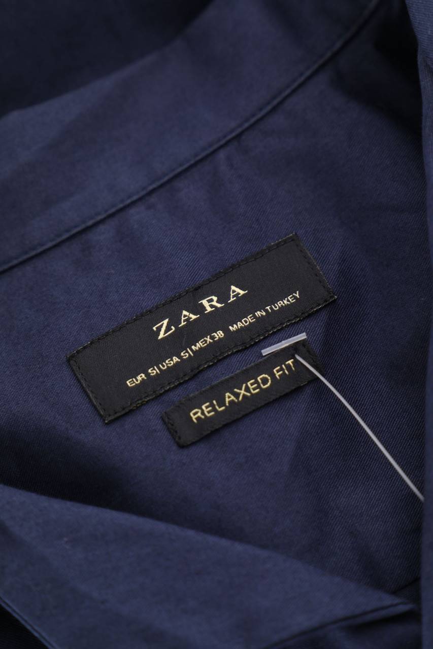 Carou ZARA Kurzarm-Hemd Casual uni Begrenzte Freigabe