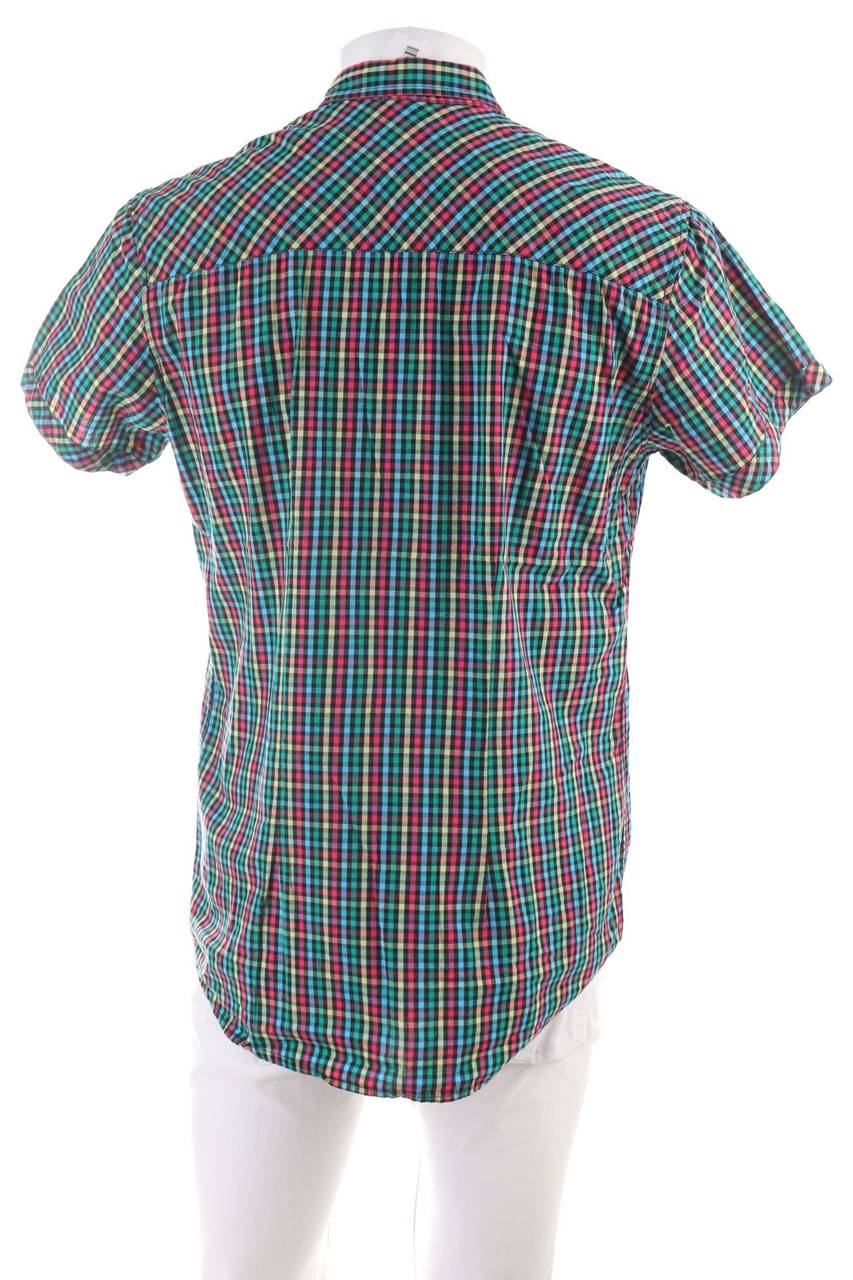 Carou FSBN Kurzarm-Hemd mit Karo-Muster Neueste Stile