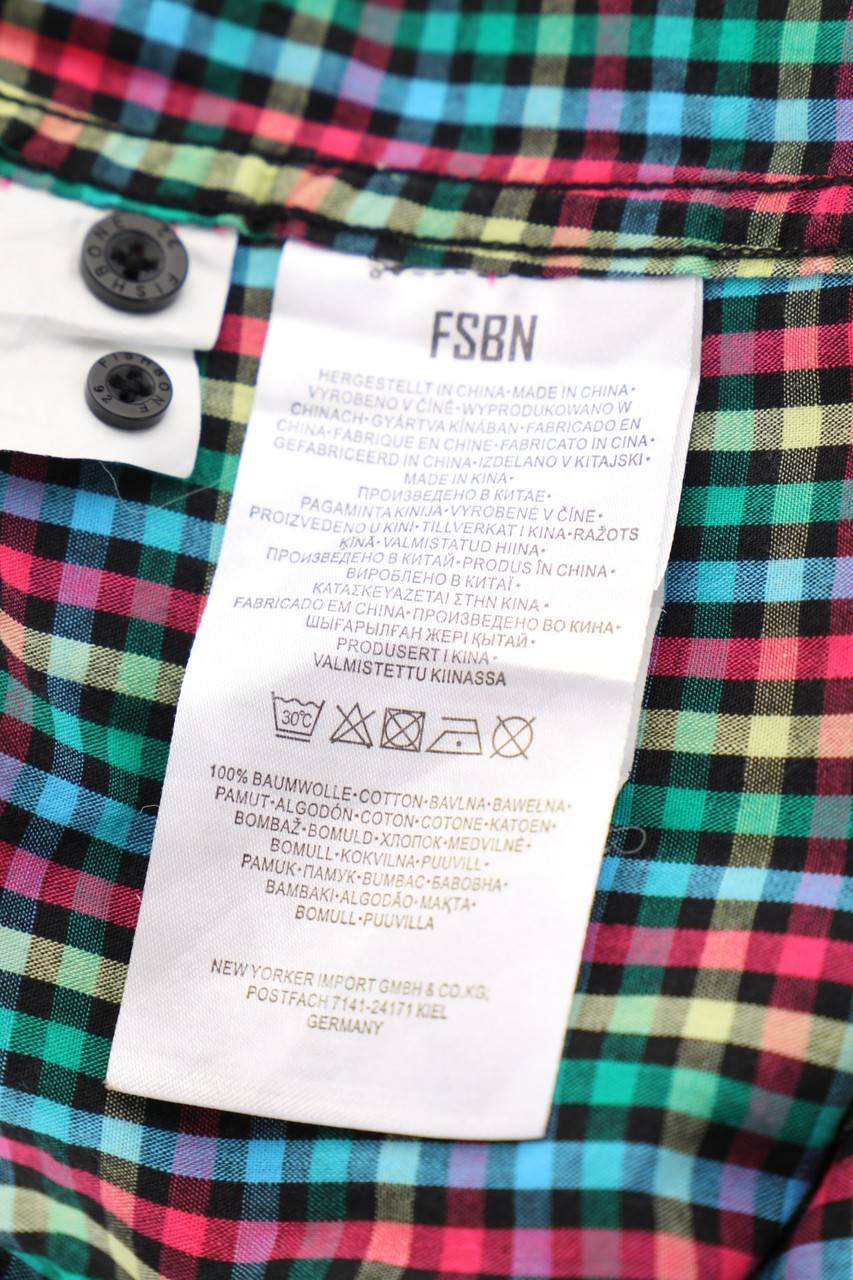 Carou FSBN Kurzarm-Hemd mit Karo-Muster Neueste Stile