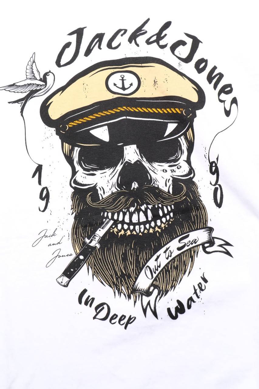 Carou JACK & JONES T-Shirt mit Print Super Rabatt