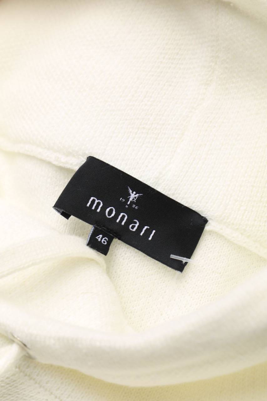 Carou monari Baumwoll-Pullover mit Strass-Steinen Kostenloser Versand