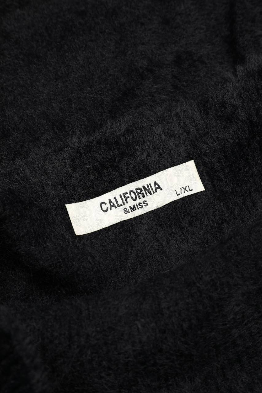 Carou Ohne Label Strickkleid mit Rollkragen Rabatt