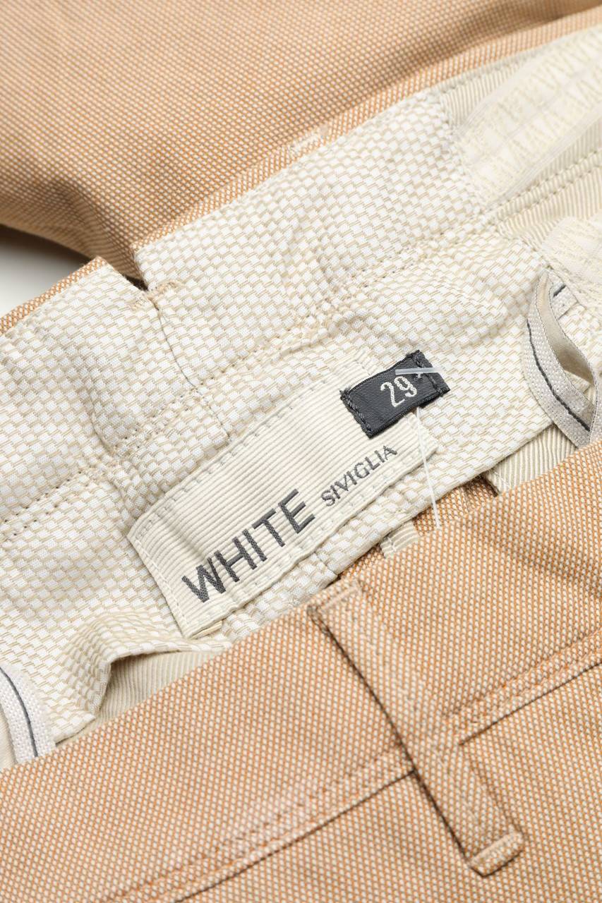 Carou WHITE SIVIGLIA Chino-Hose aus Baumwoll-Mix Exklusive Angebote