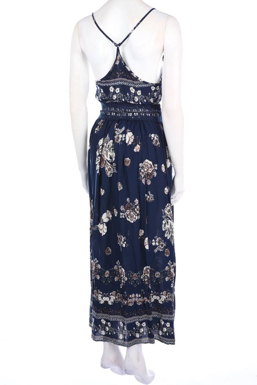 Carou SHEIN Maxi-Kleid aus Jersey mit Spitzen-Einsatz Kauf eins, bekomm eins gratis