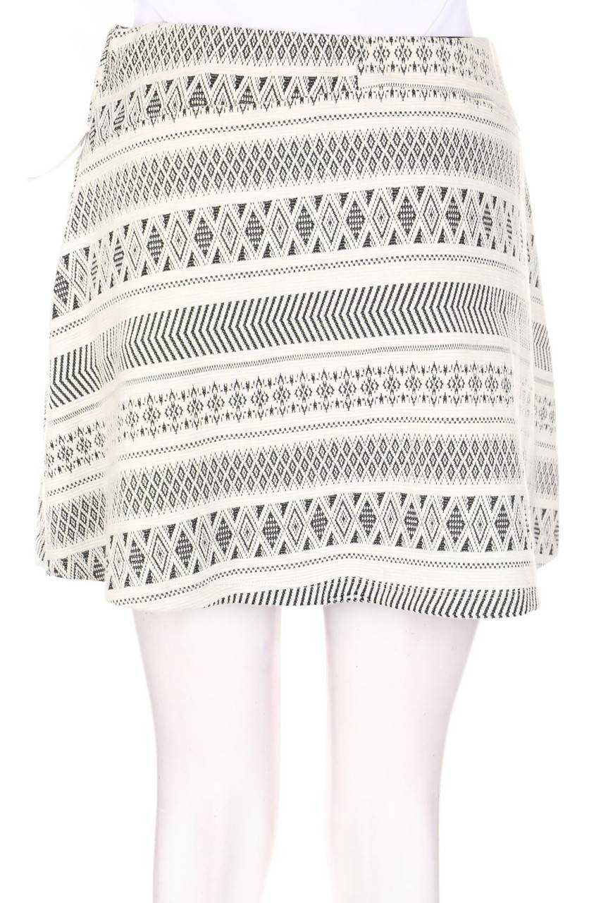 Carou Bershka Minirock mit geometrischem Muster Neueste Stile