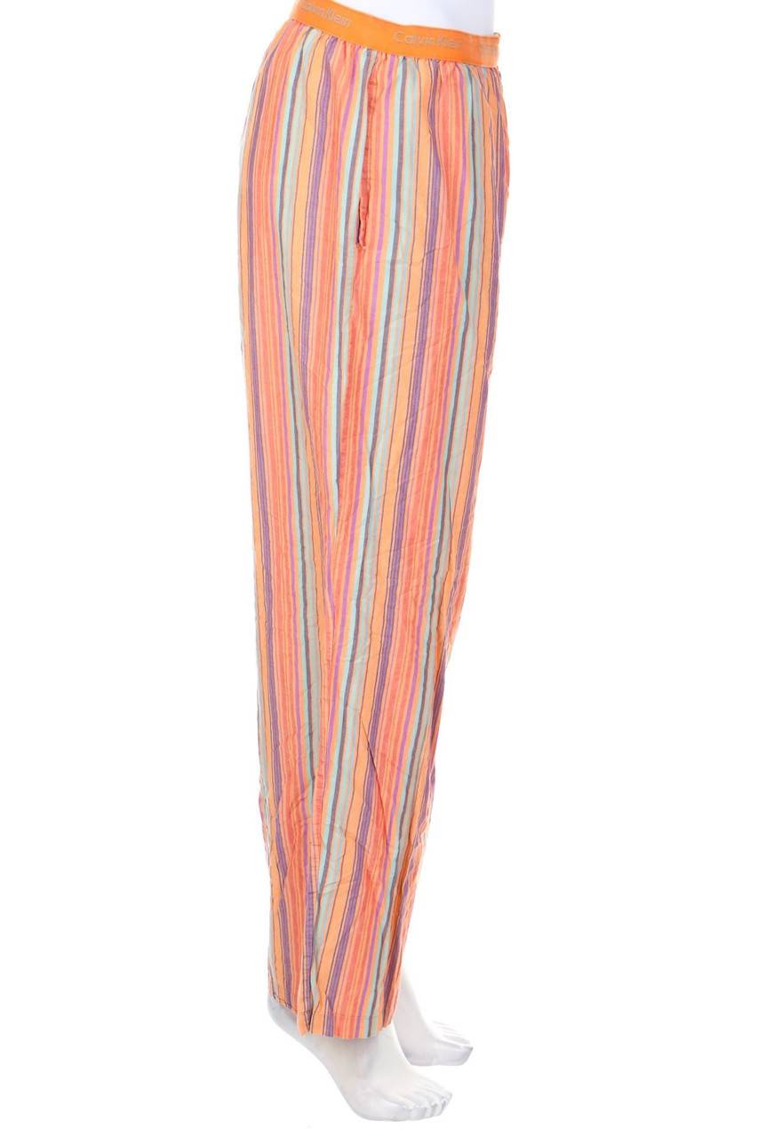 Carou Calvin Klein Streifen-Hose mit Logo-Print Letzter Tag