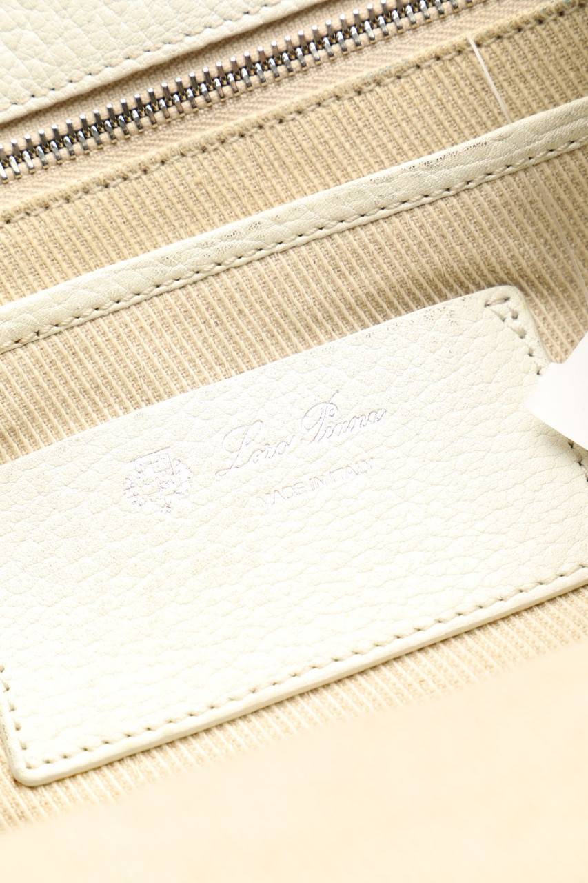 Carou Loro Piana Handtasche mit Logo-Applikation Super Rabatt