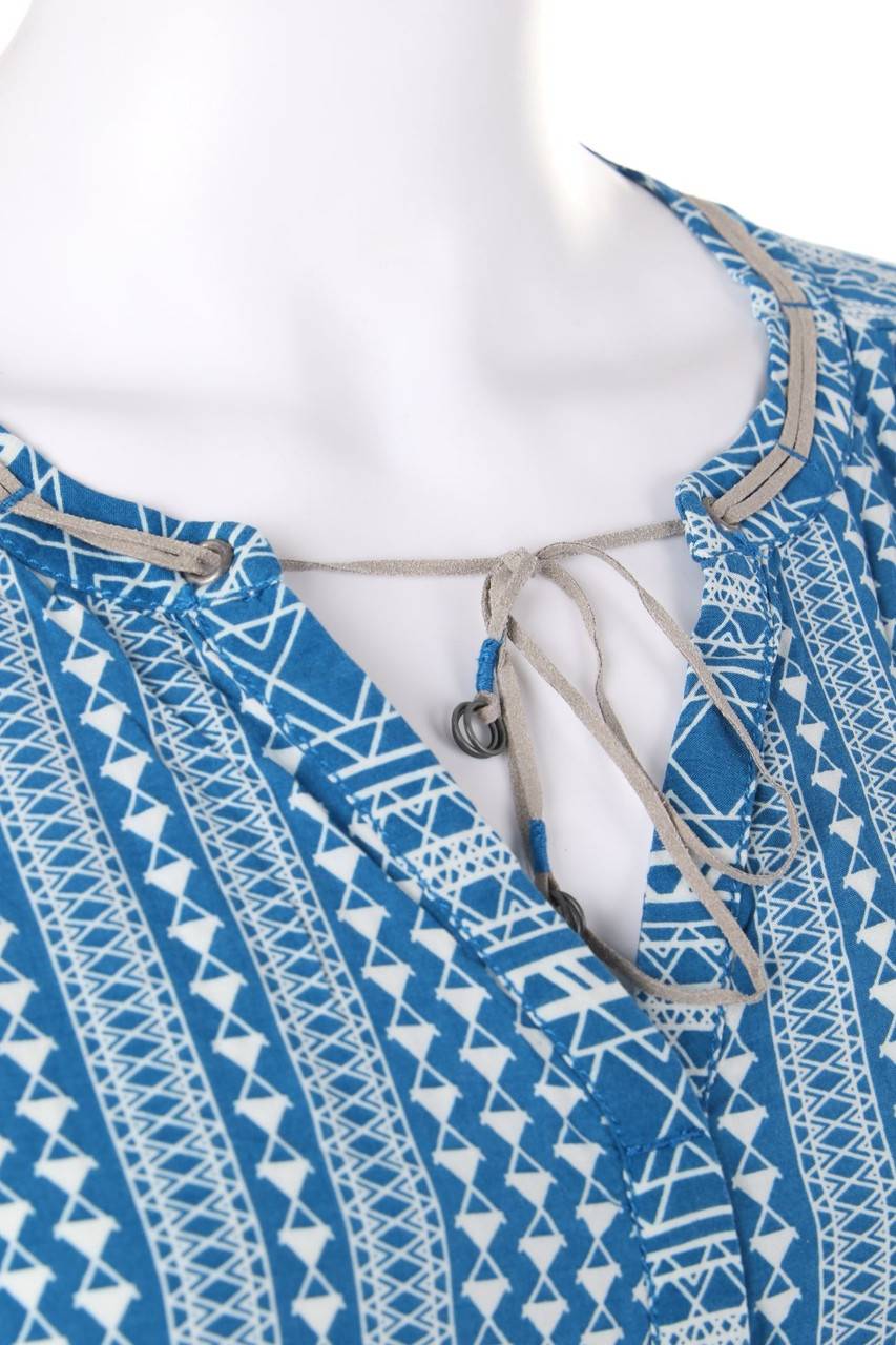 Carou CECIL Bluse mit geometrischem Muster aus Viskose im Angebot