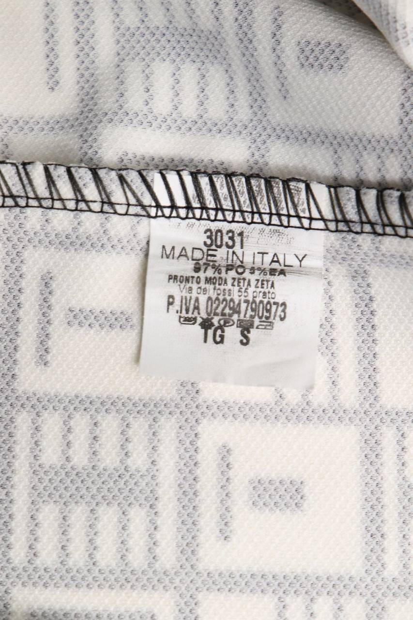 Carou Ohne Label Kleid mit geometrischem Muster Fabrikverkauf