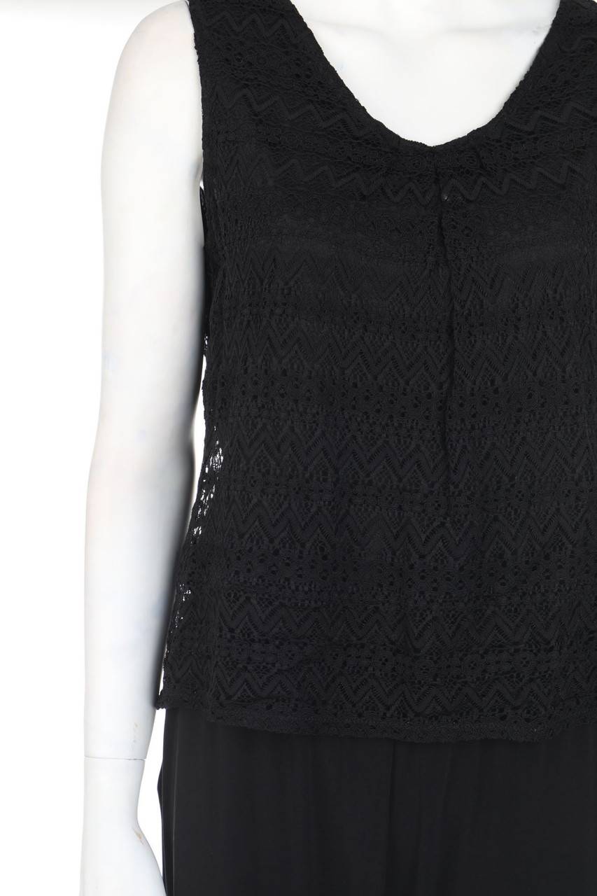 Carou comma Jumpsuit im Layer Look mit Spitze Versandkostenfrei