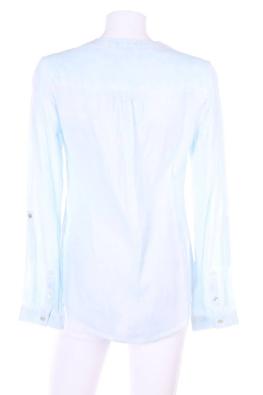 Carou Ohne Label Garment Dyed-Bluse mit Roll-up-Manschette Großer Ausverkauf