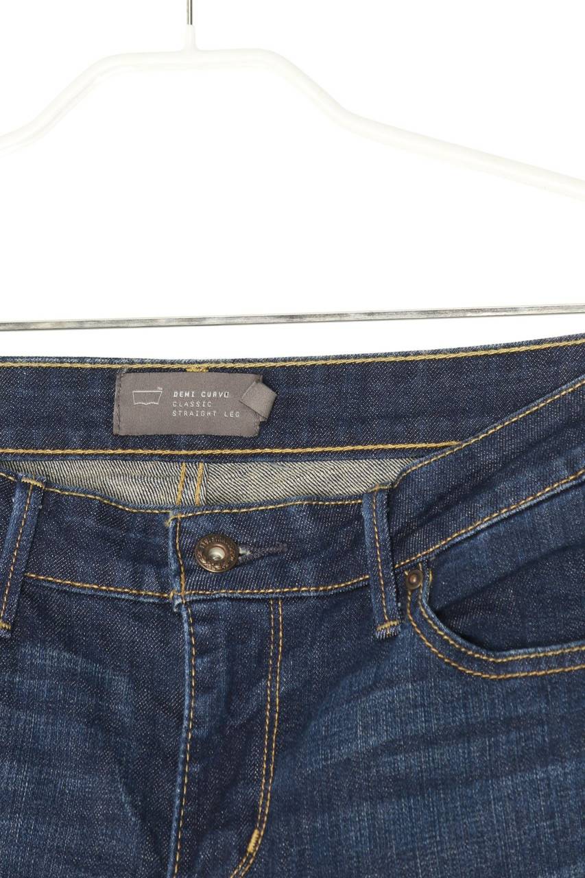 Carou LEVI´S Used Look Straight Cut Jeans mit Logo-Patch Flash Sale
